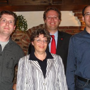 Neue Beisitzer v.l. Matthias Tittelbach, Corinna Schulze-Quabis, Folke große Deters und Matthias Rohloff