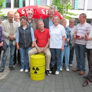 Info-Stand zum Stromanbieterwechsel