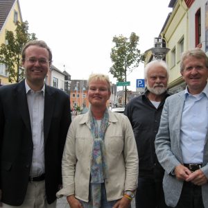 Das SPD- Berater/innenteam, von links nach rechts Folke große Deters, Donate Quadflieg, Ferdinand Amberg und Joachim Steig