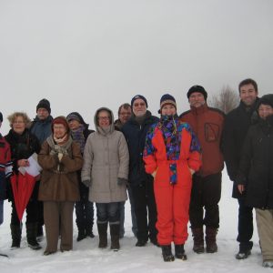 Teilnehmer an der Winterwander