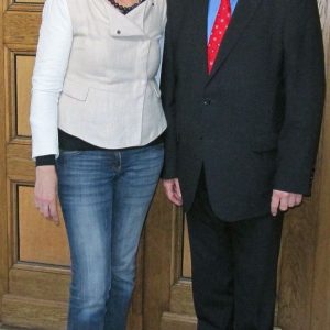 SPD-Fraktionsvorsitzende Martina Koch und SPD-Vorsitzender Dietmar Danz fordern einen Kassensturz der Rheinbacher Finanzen