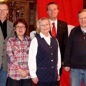 v.l.n.r. Reimund Koch, Monika Kerstholt, Folke große Deters, Jürgen Lüdemann